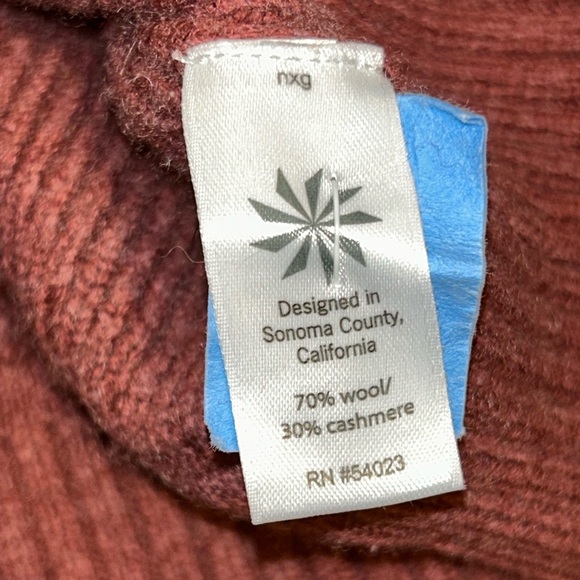 ATHLETA WOOL CASHMERE HABITAT SWEATER size M - Picture 4 of 5